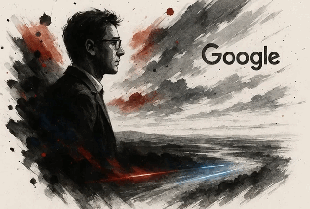 periodista mirando horizonte