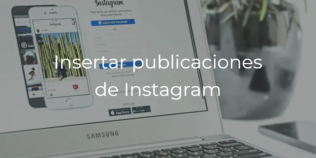 insertar publicaciones de instagram