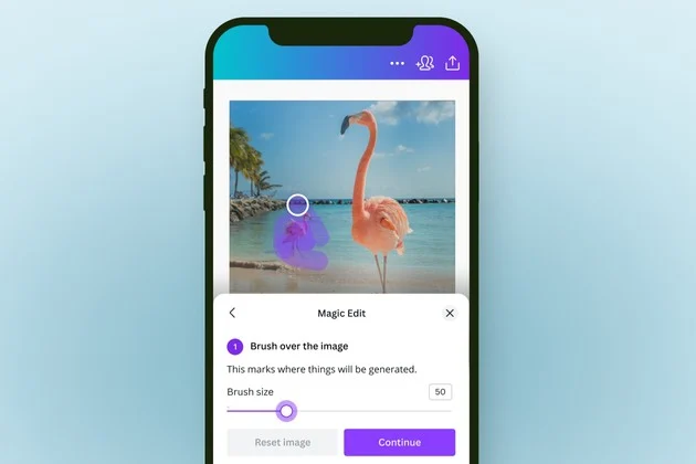 borrador de ia con canva