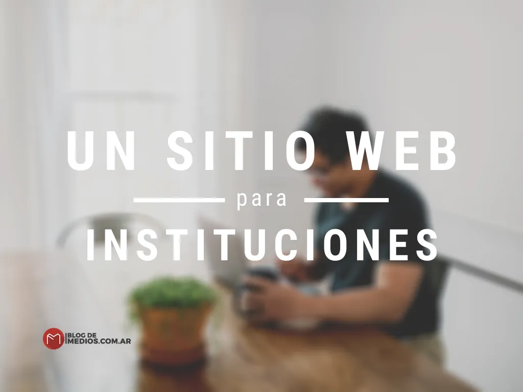 sitio web para instituciones