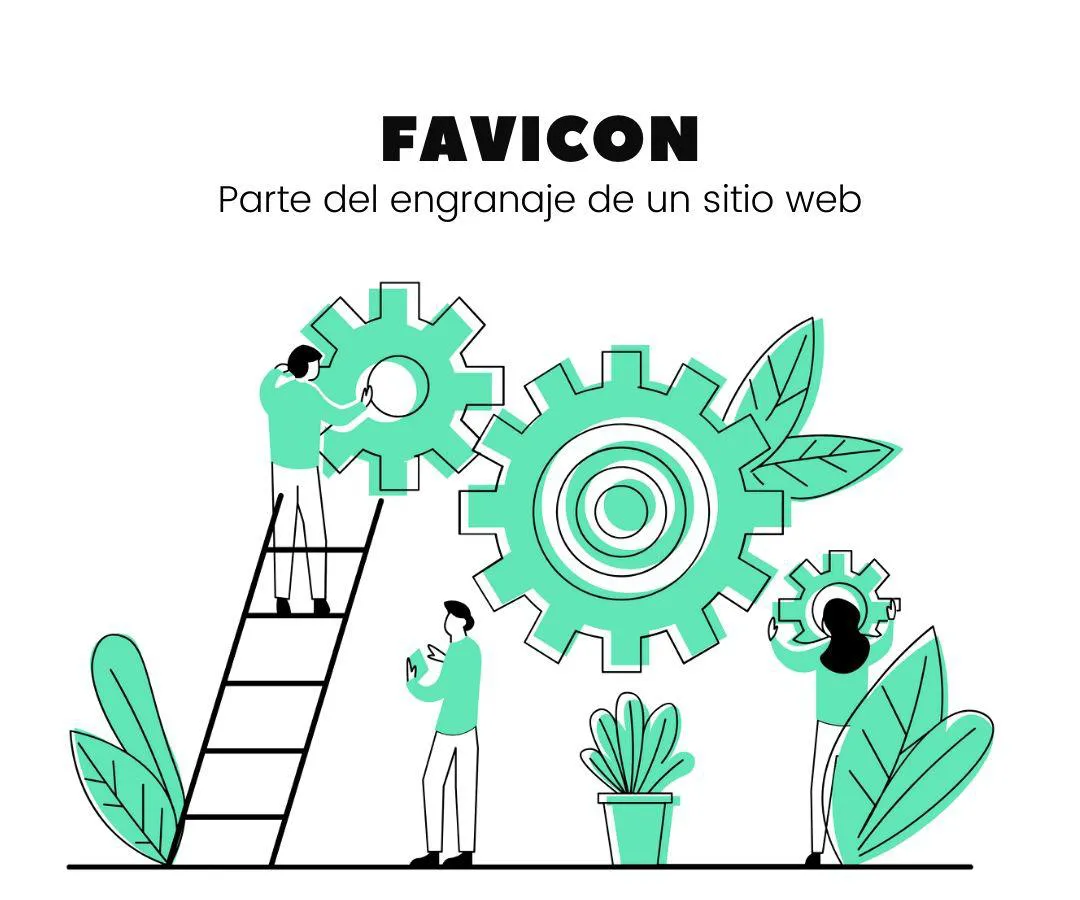 favicon como parte del engranaje