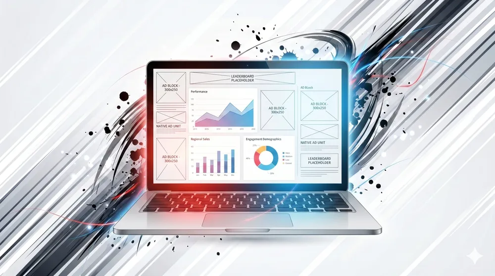 Anuncios nativos y métricas con Medios CMS