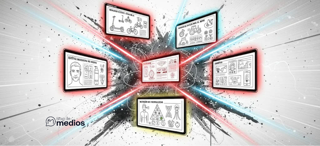 Mapa de calor de micro nichos con Medios CMS
