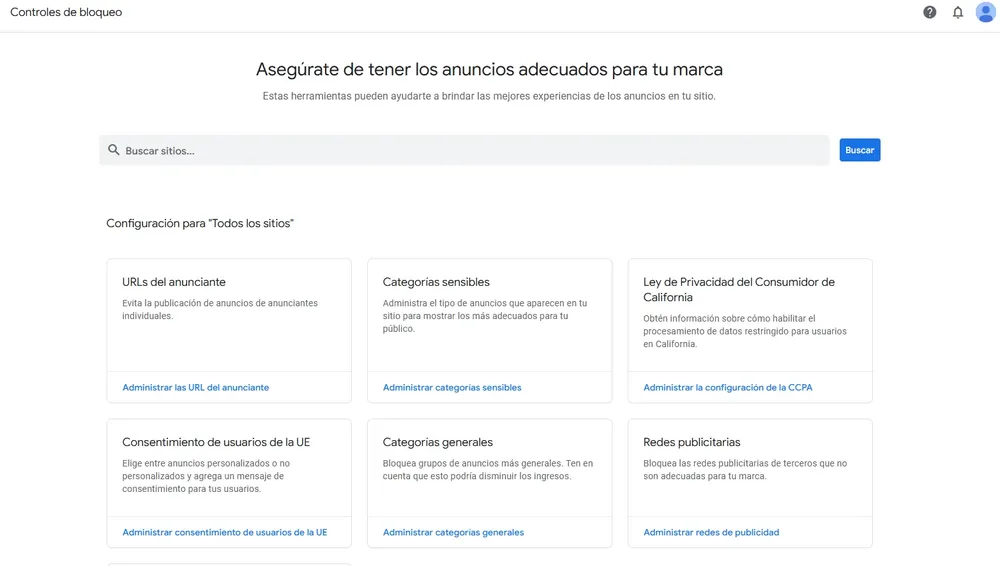 Bloqueo de anuncios en adsense