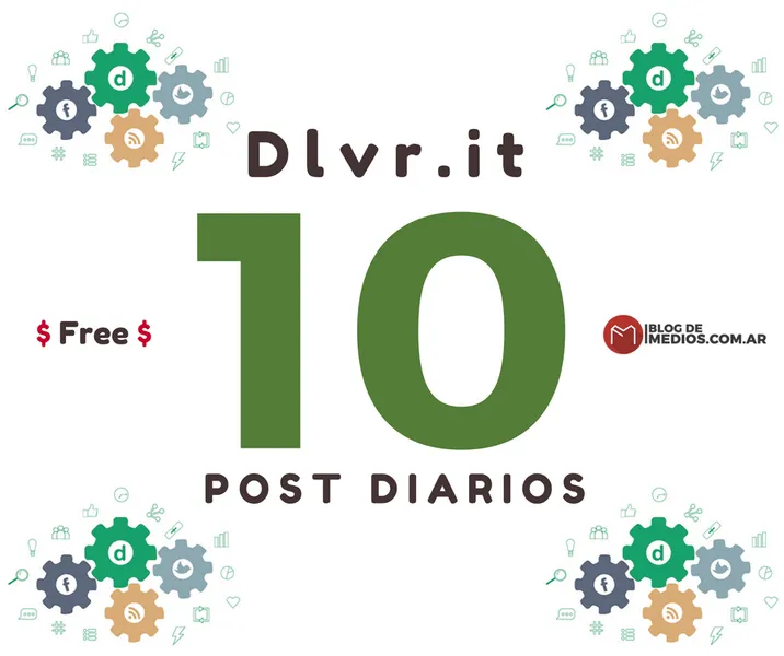 Dlvr.it 10 post diarios
