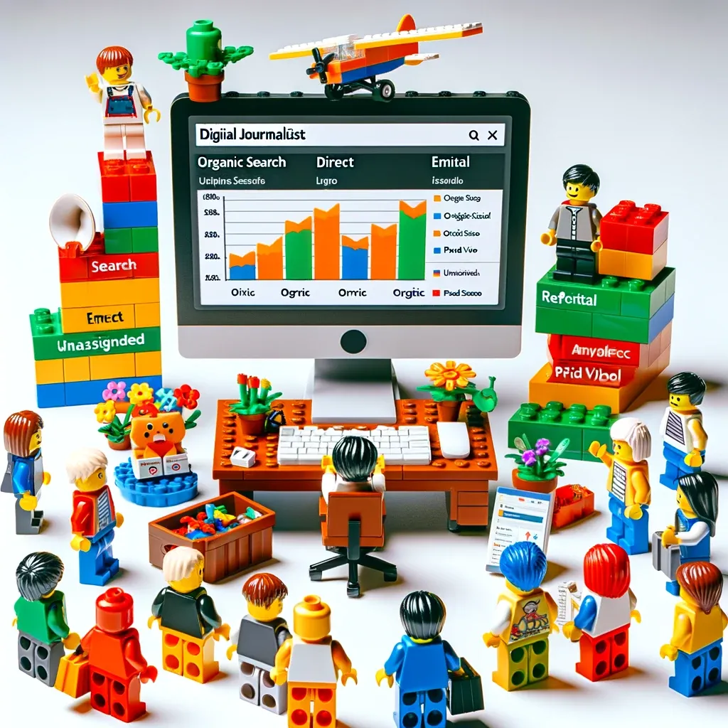 Adquisición de tráfico analytics Medios CMS